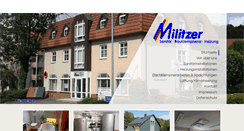 Desktop Screenshot of militzer-shk.de